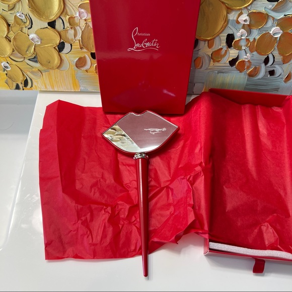 Christian Louboutin Lip Handheld Mirror - Picture 4 of 6